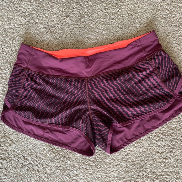 lululemon athletica Pants - Lululemon | Purple Patterned Shorts | 10